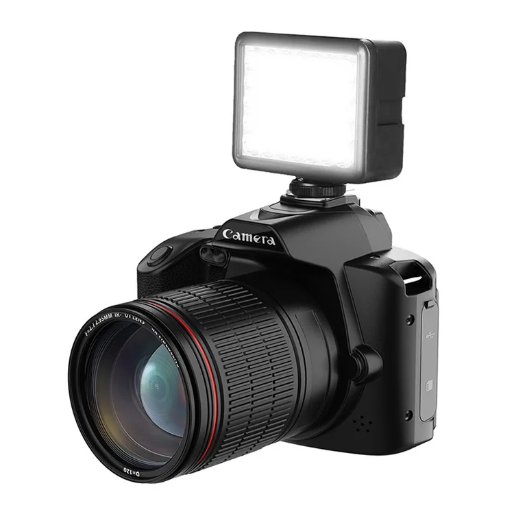 D5 3" Display HD Digital Camera with Fill Light, 4K Dual Lens Night Vision WiFi DV Camcorder